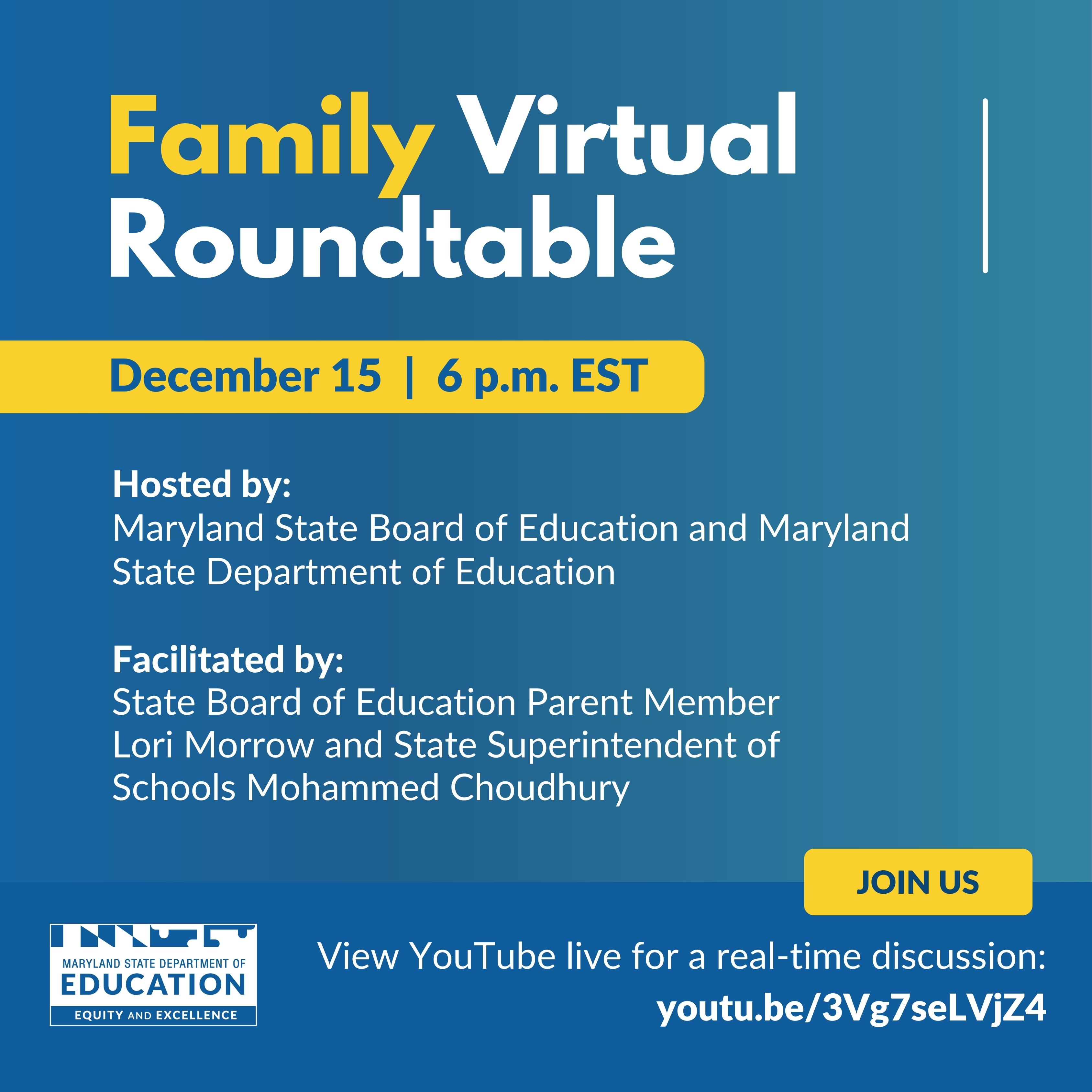 Family Virtual Roundtable Example